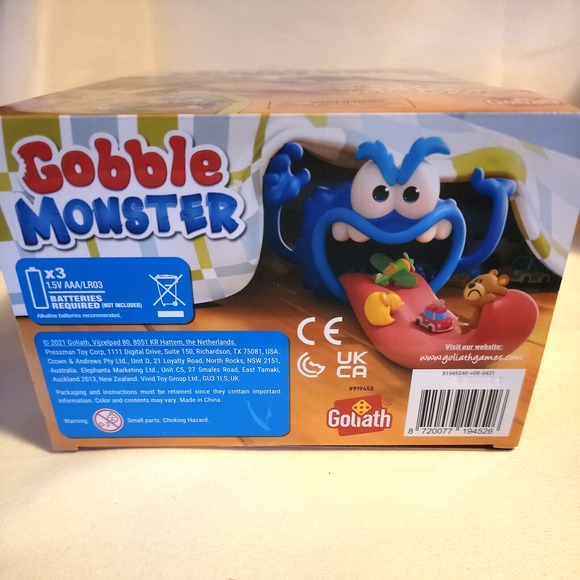 Goliath Gobble Monster Game Ages 4+ 2-4 Players NEW Interactive - Picture 5 of 5
